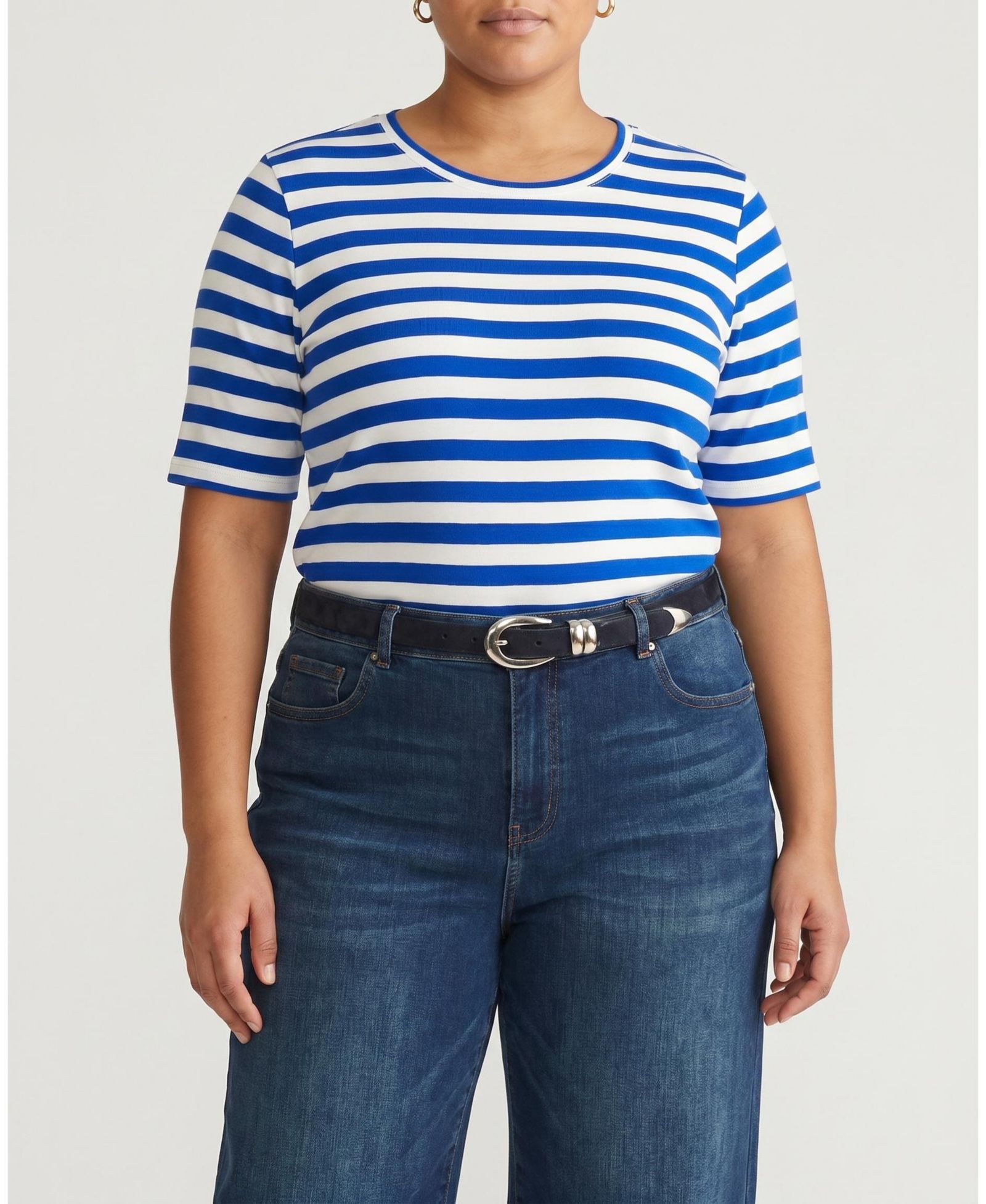 Футболка Universal Standard Plus Size Maia с рукавом-трубой большого размера