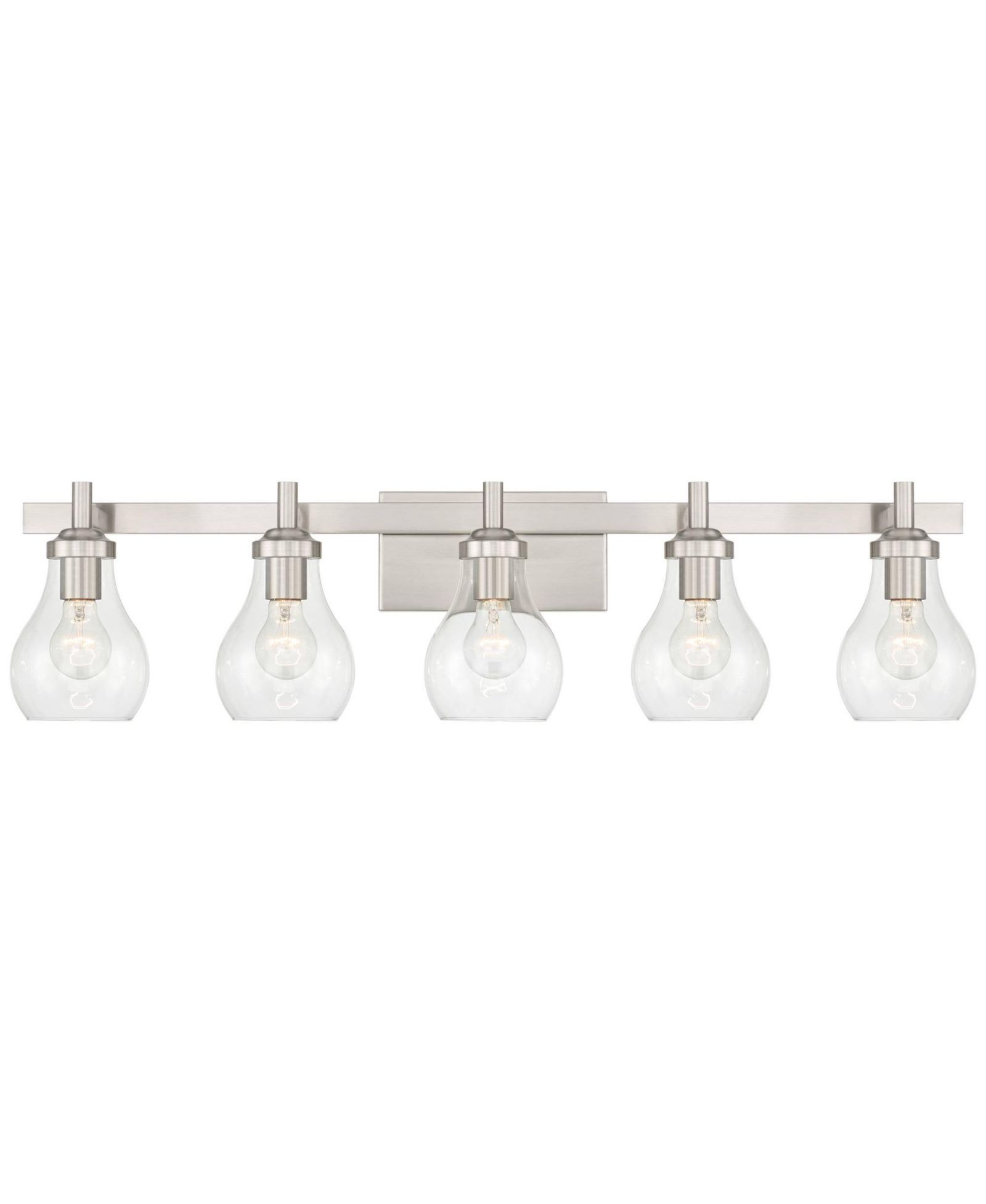 Светильник Possini Euro Design Danvers 35 1/4"Wide Brushed Nickel 5-Light