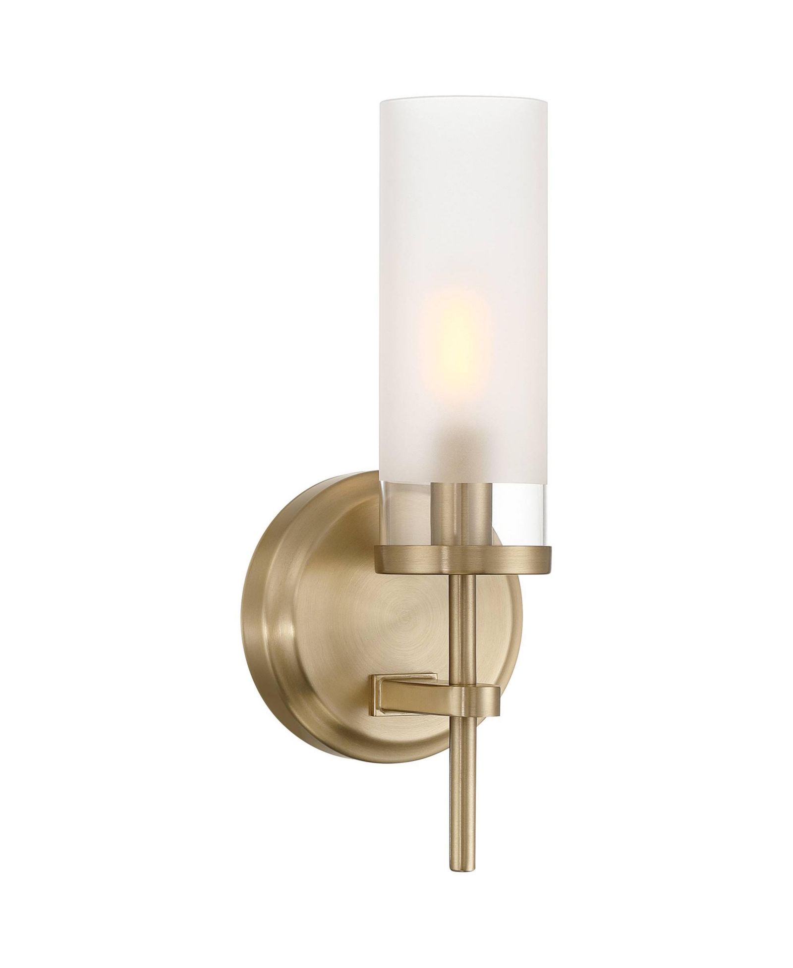 Possini Euro Design Domenico 12 1/2" High Satin Brass Wall Sconce
