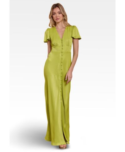 Maids to Measure Женское платье подружки невесты Chelsea Satin V-Neck
