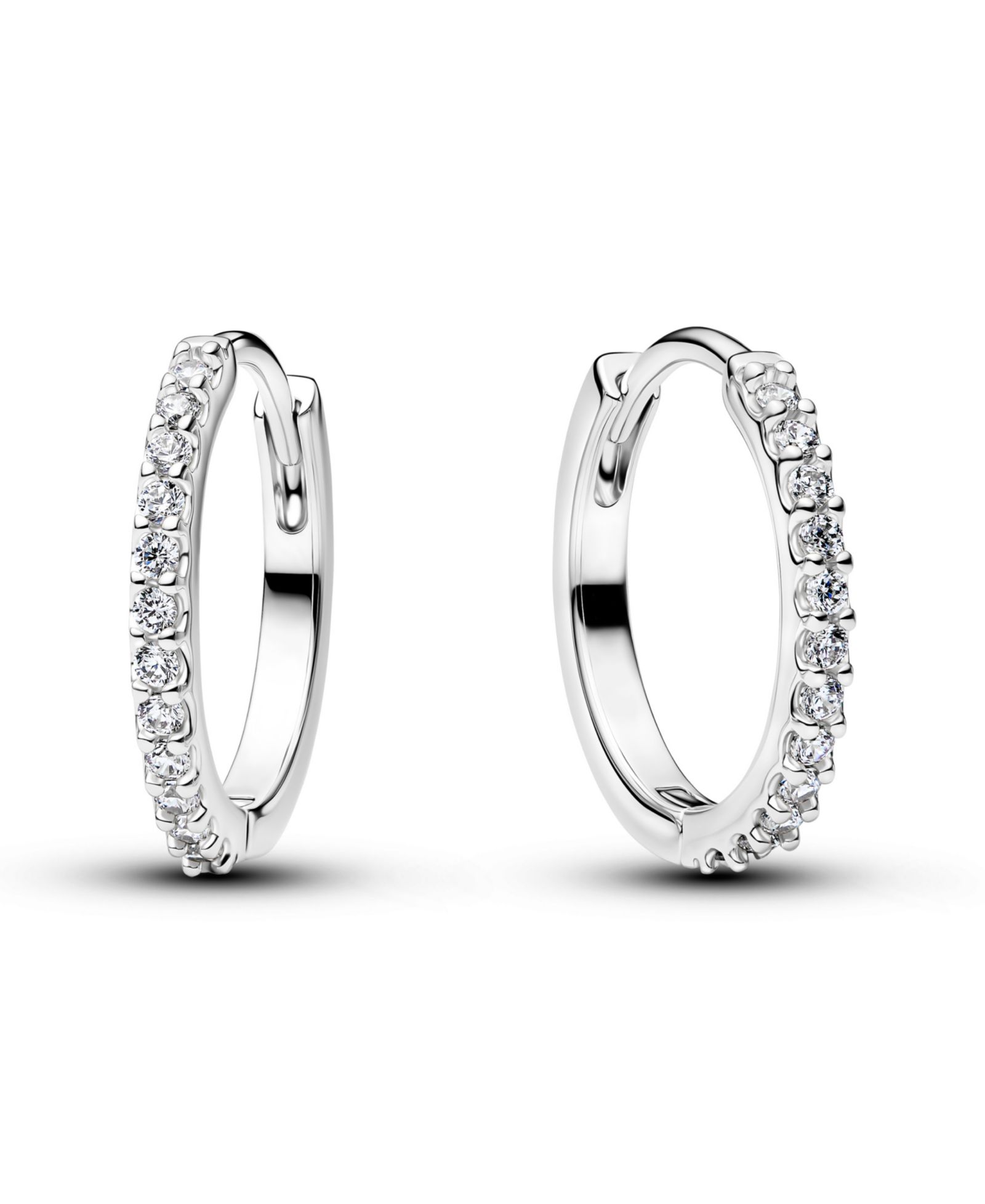 Серьги-кольца Pandora Sparkling Mini Hoop