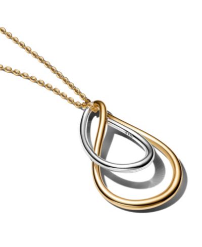 Ожерелье Pandora Two-Tone Double Pendant
