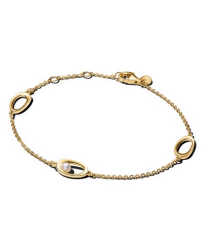 Браслет Pandora Oval Treated Freshwater Pearl