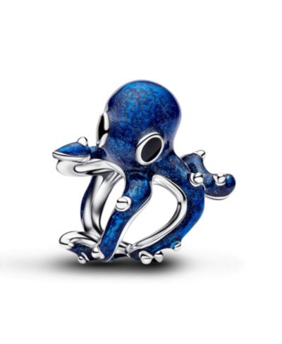 Подвеска Pandora Blue Octopus Charm