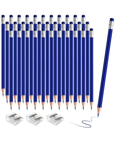 GNUADZ Pencils Eraser Pre-sharpened HB Writing Drawing School Supplies 36 sticks