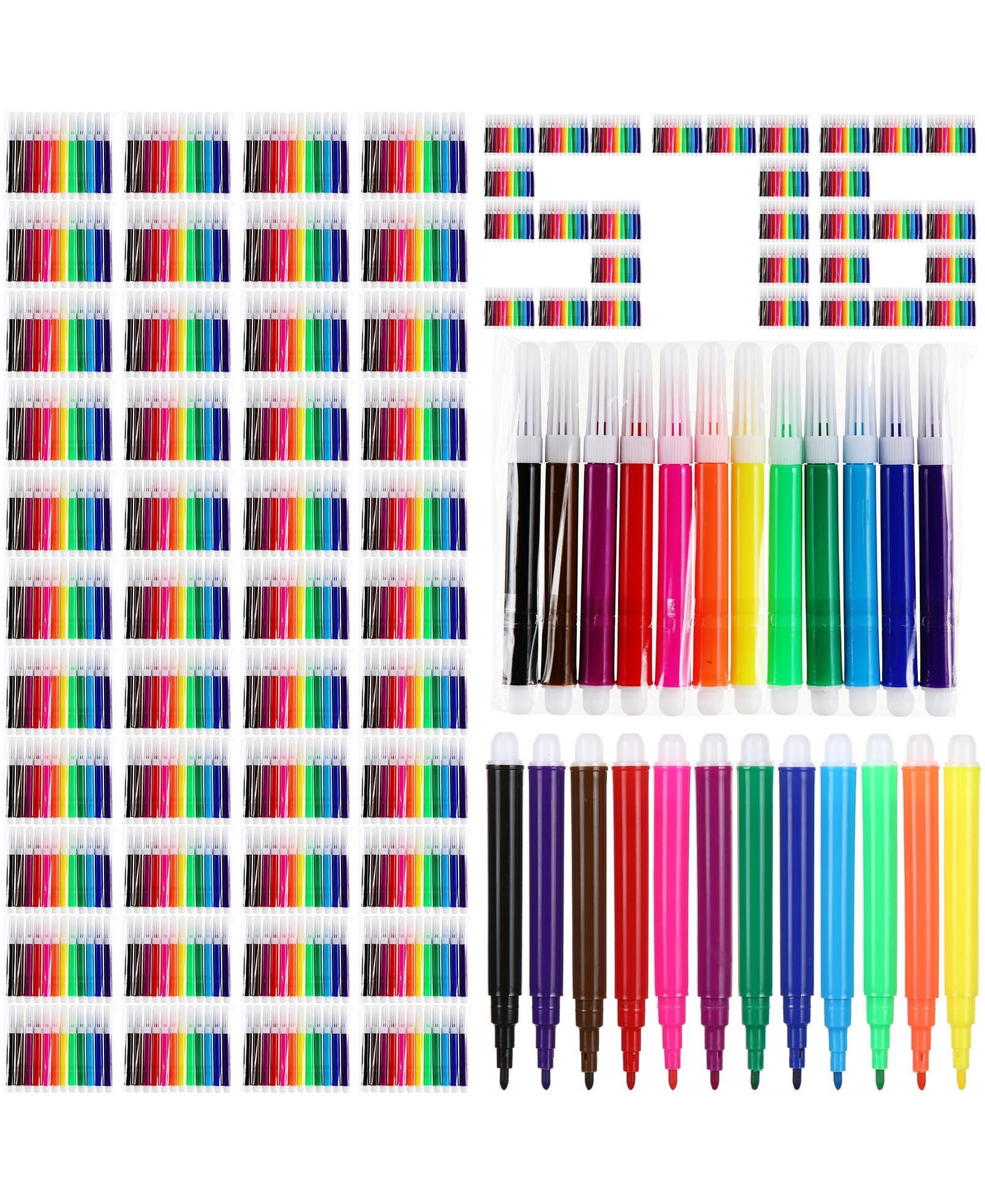 Маркеры GNUADZ Mini Markers Bulk Colored Pen, яркие портативные акварельные маркеры для офиса