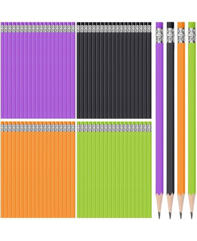 Orange purple balck green