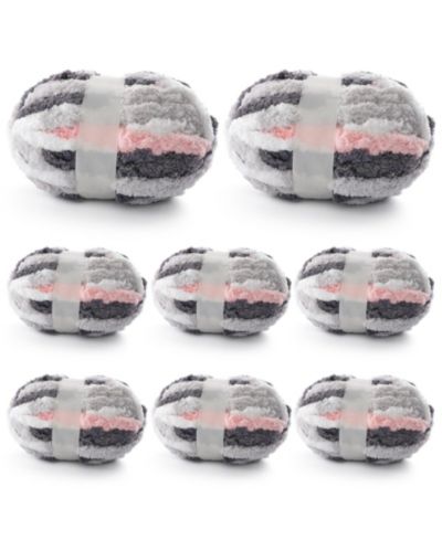 Dark grey-pink-white