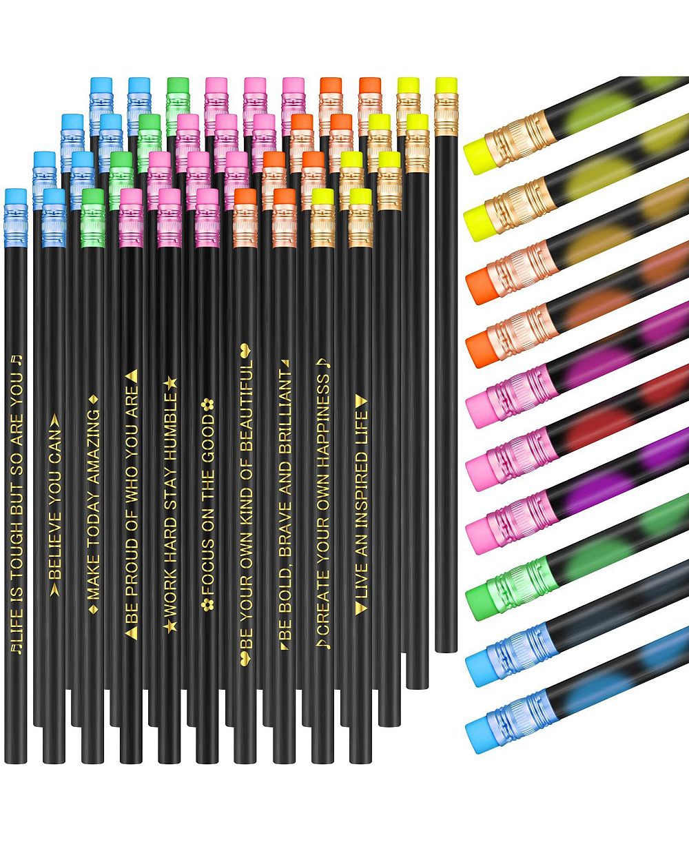 GNUADZ Inspirational Mood Pencils Thermochromic Eraser