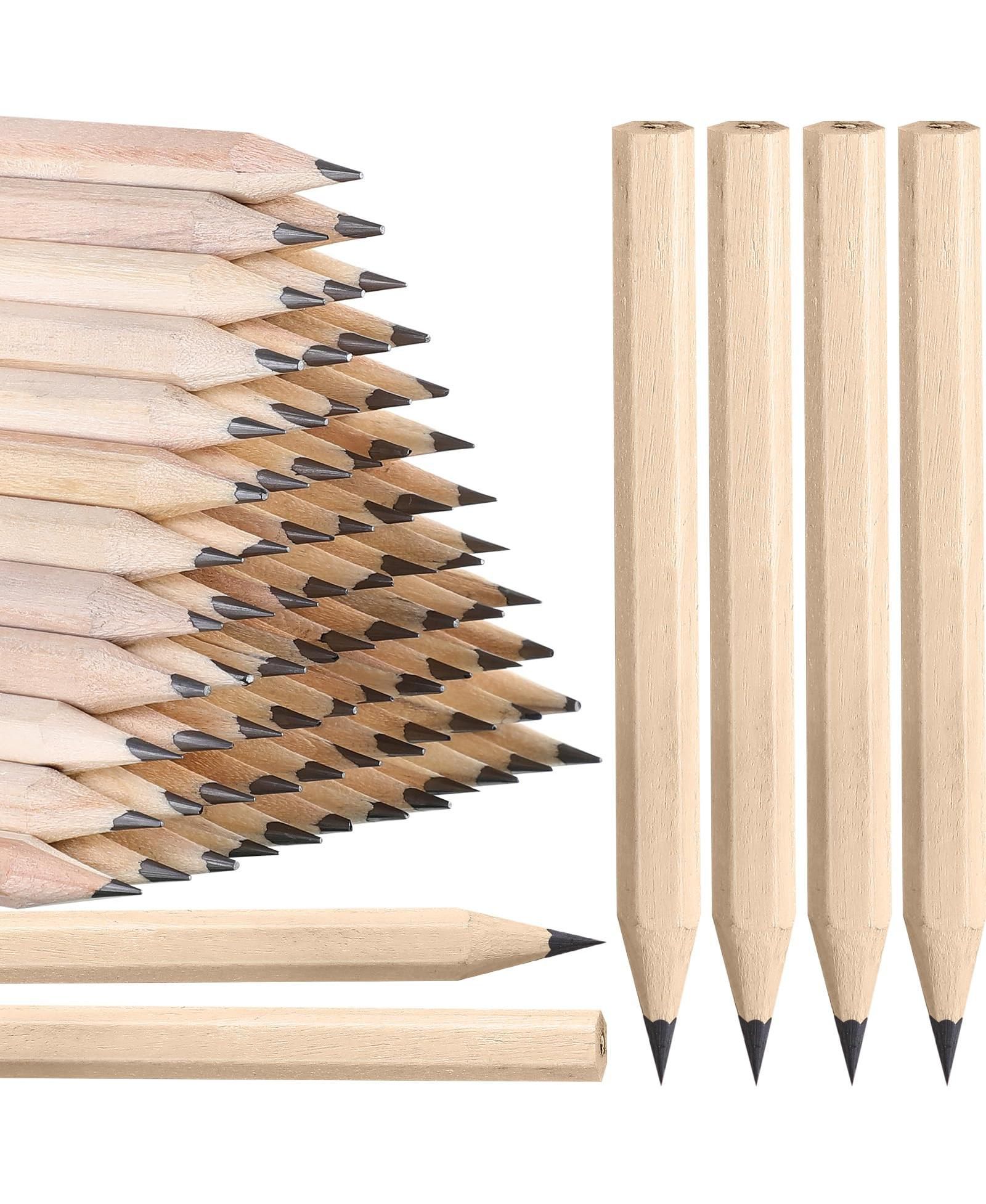 Карандаши для гольфа GNUADZ Bulk Mini Hexagonal Wood HB Pre-Sharpened