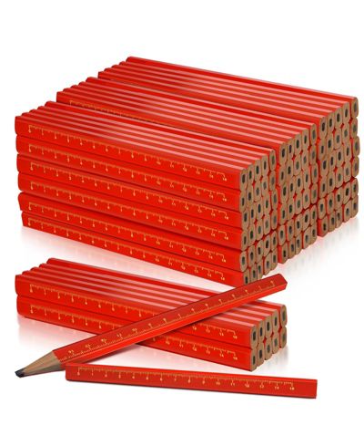 GNUADZ Heavy Duty Octagonal Carpenter Pencils Woodworking Concrete Marking 100 pieces