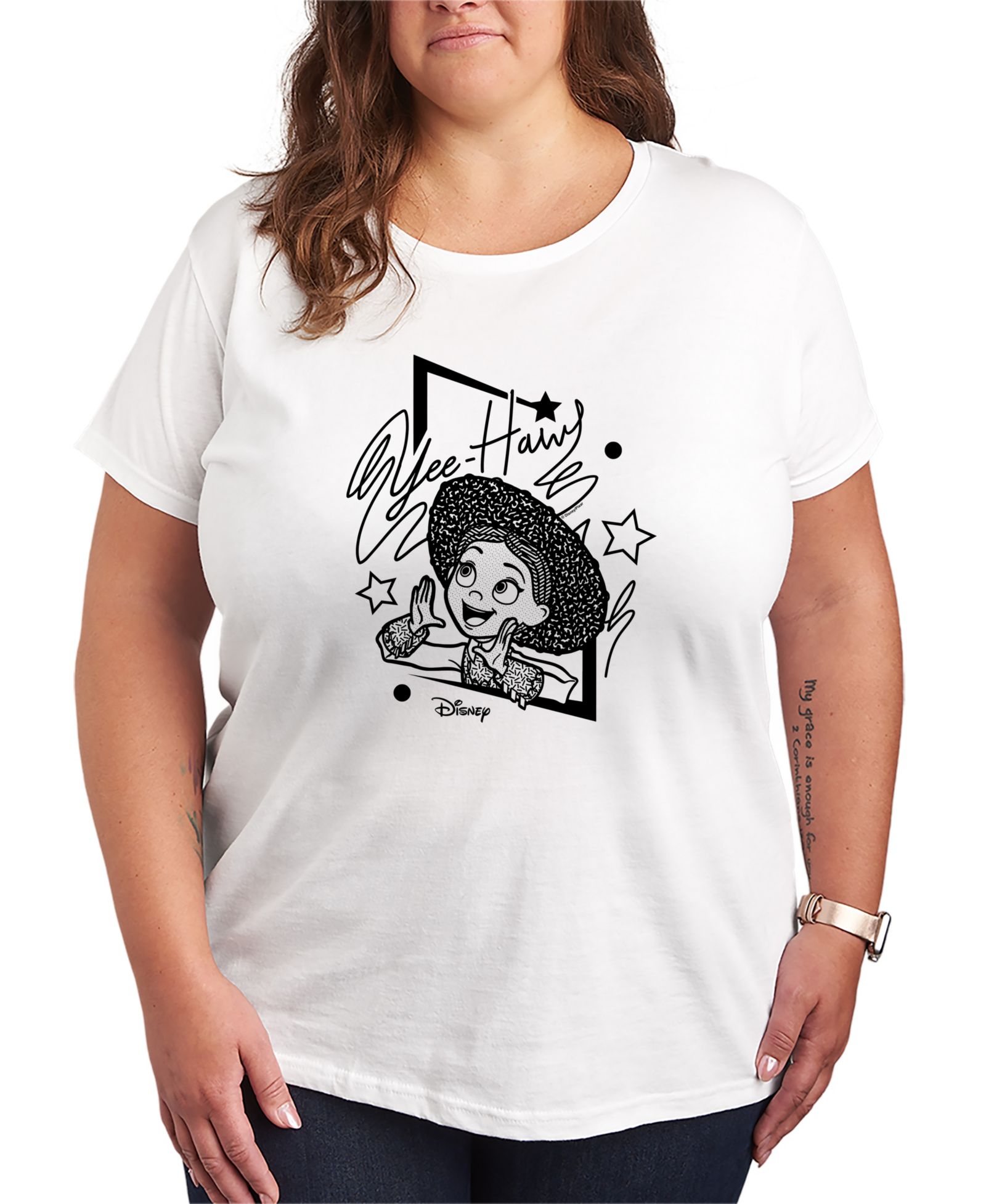 Футболка Hybrid Apparel Plus Size Toy Story Jesse с графическим принтом и коротким рукавом