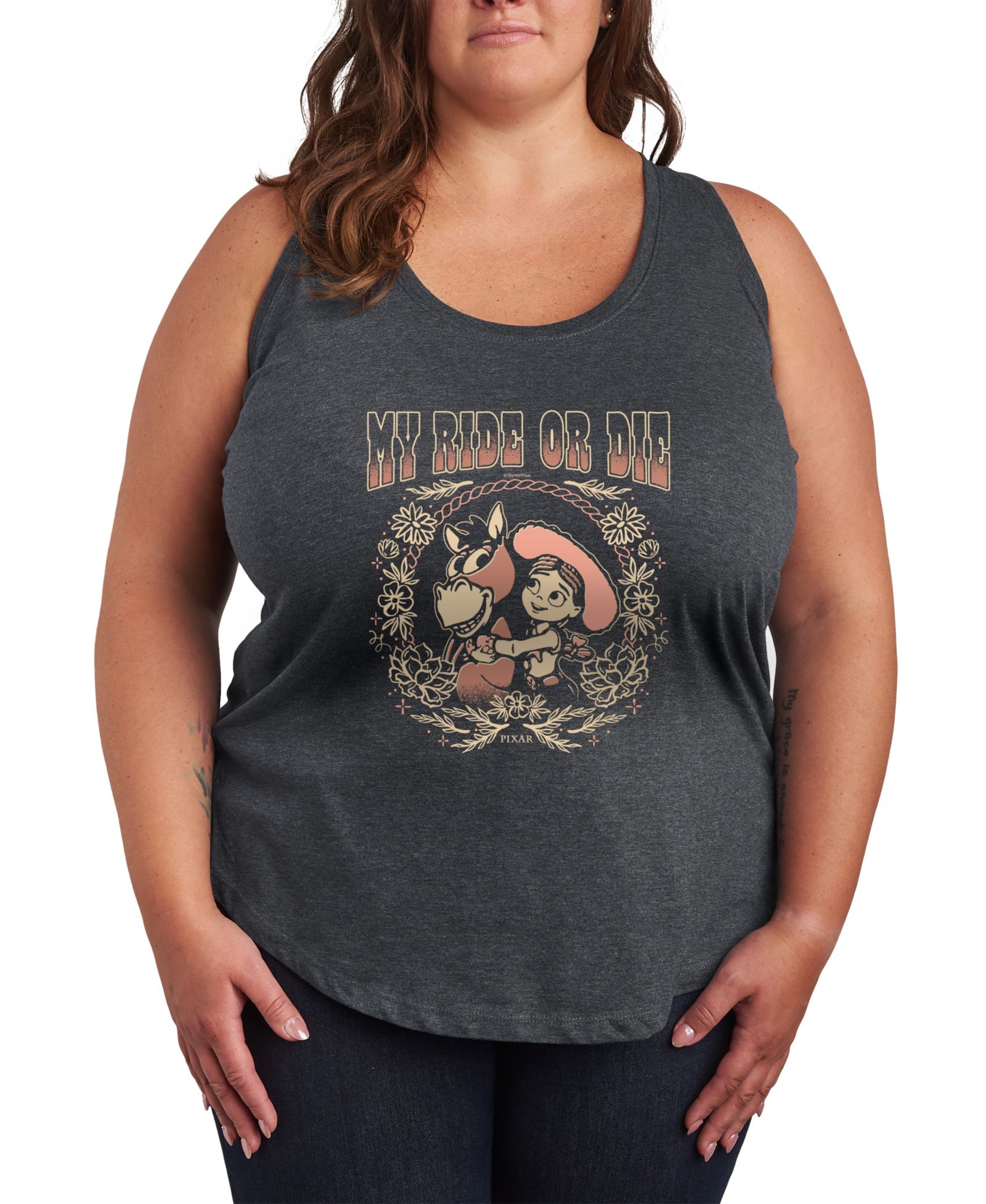 Майка без рукавов Hybrid Apparel Plus Size Toy Story 5 Jessie Bullseye Racerback
