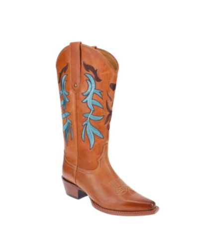 Malibu Beach Women's Premium Western Leather Boots Loni