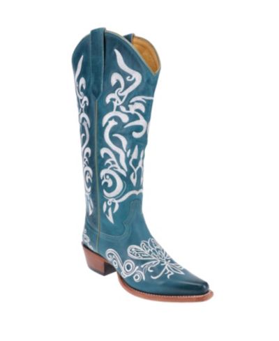 Malibu Beach Surf Classics Women's Premium Western Leather Boots Calypso