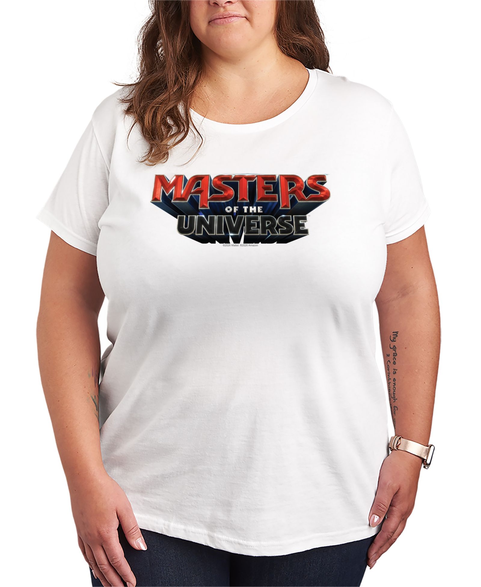 Графическая футболка Plus Size Hybrid Apparel с логотипом Masters of the Universe и коротким рукавом
