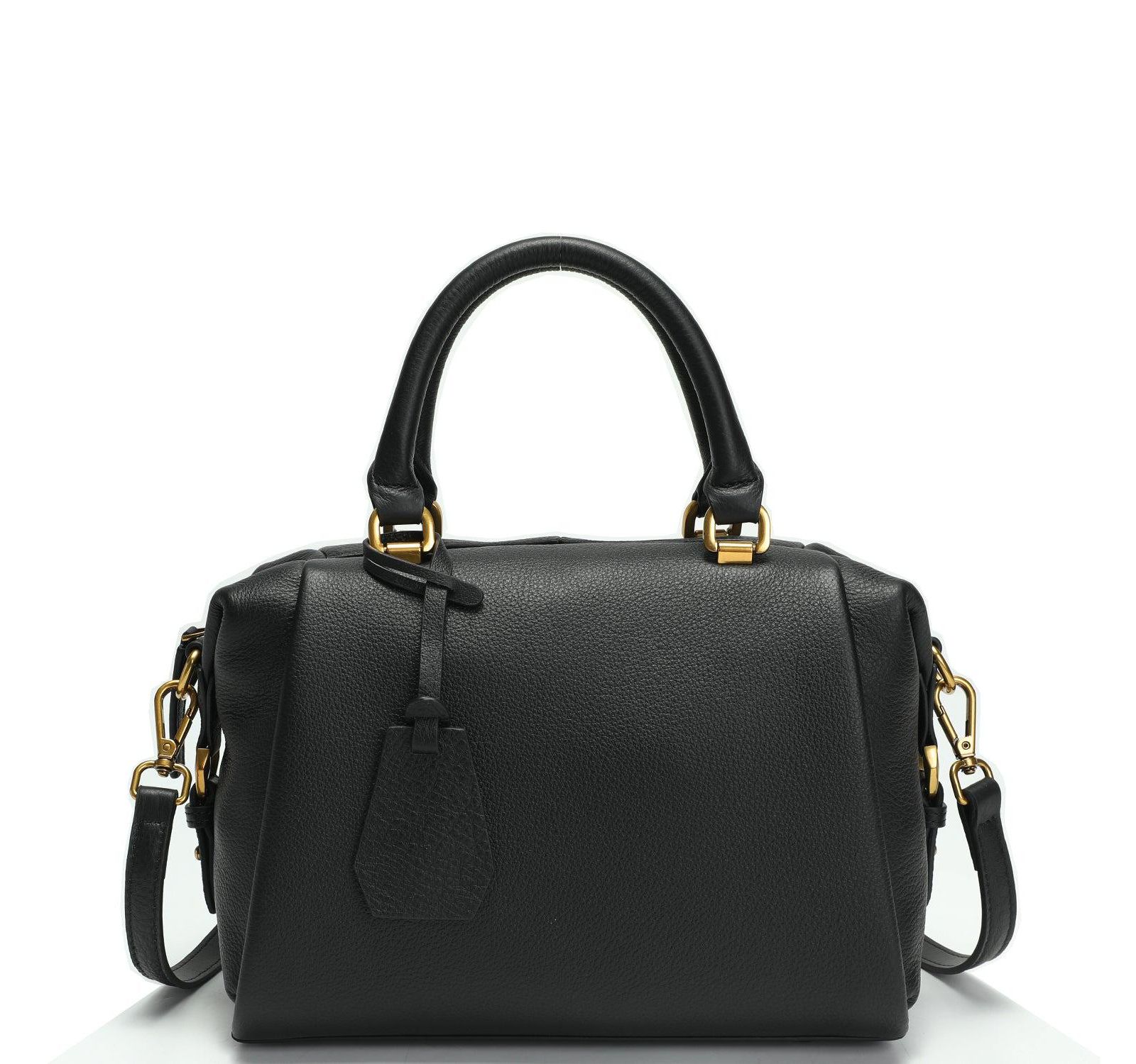 Женская сумка SUSU Pebbled Leather Top Handle Satchel