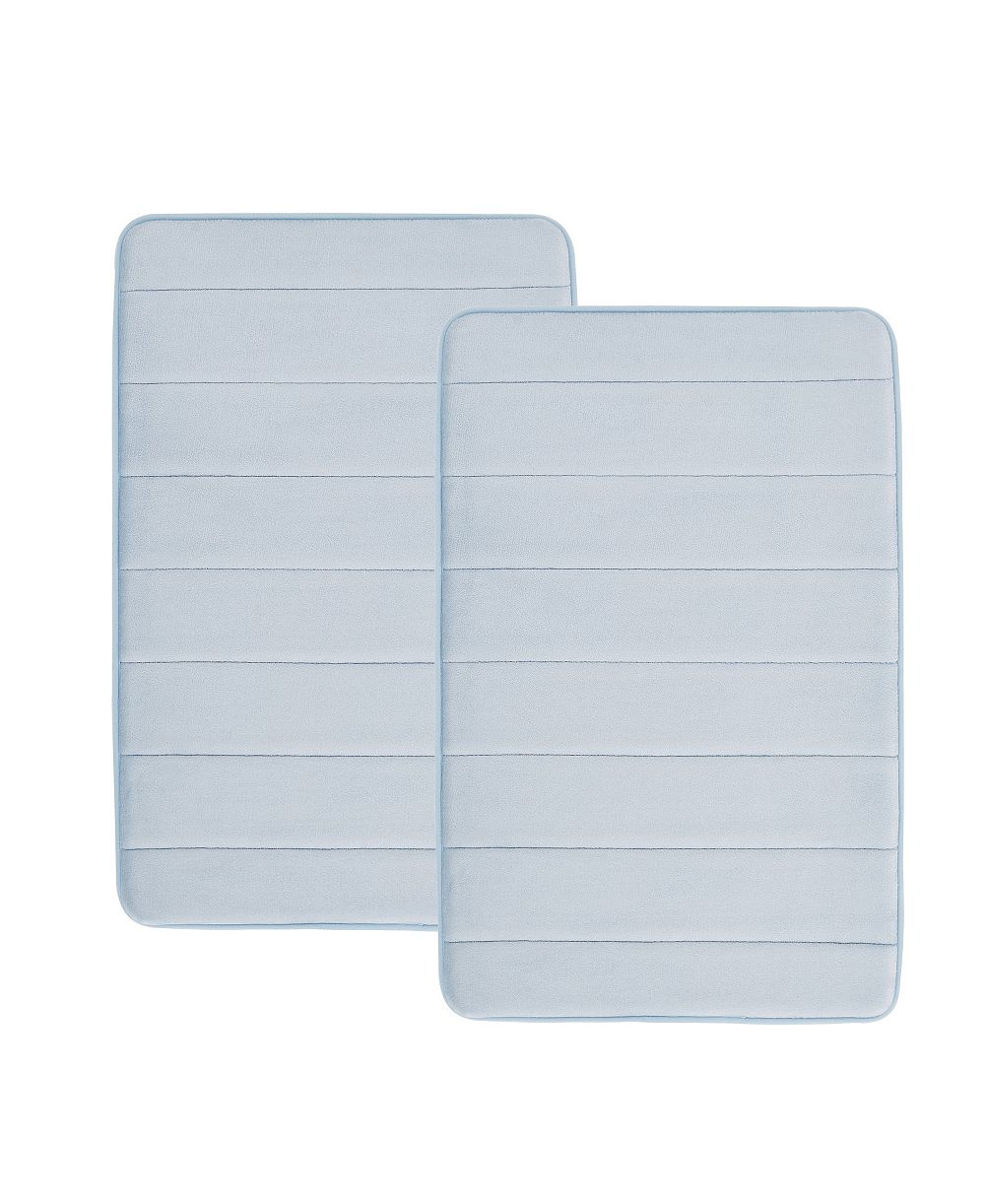 Truly Soft Solid Memory Foam 2-Piece Bath Rug Set
