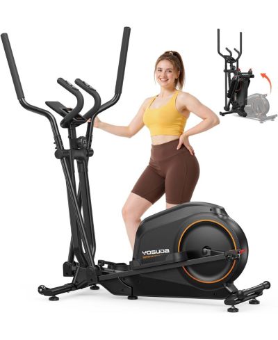 Эллиптический тренажер FED FITNESS складной с 16 уровнями магнитной нагрузки