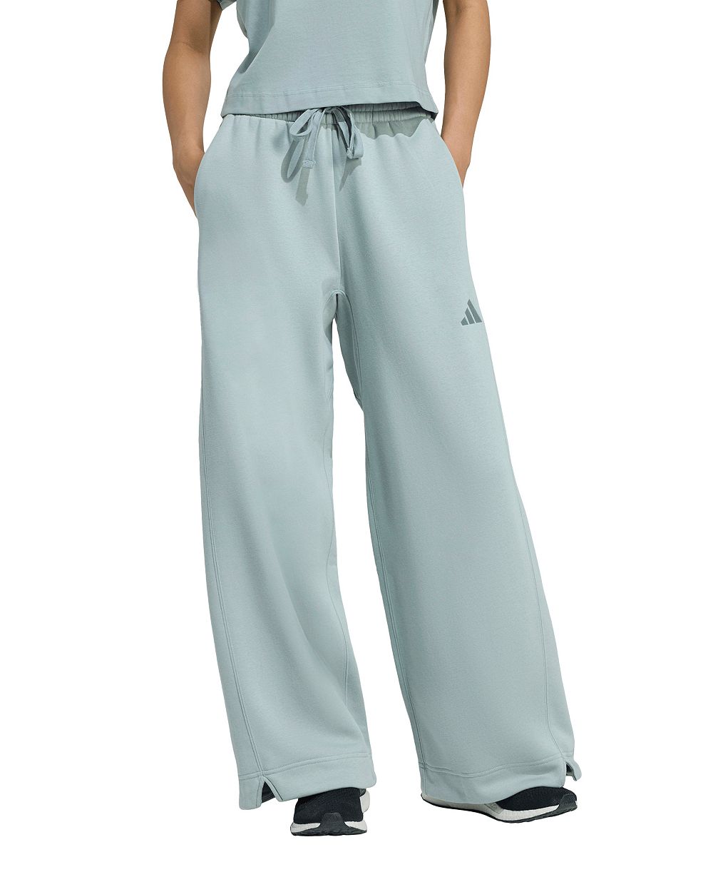 Женские широкие брюки adidas Fleece Loose Wide-Leg