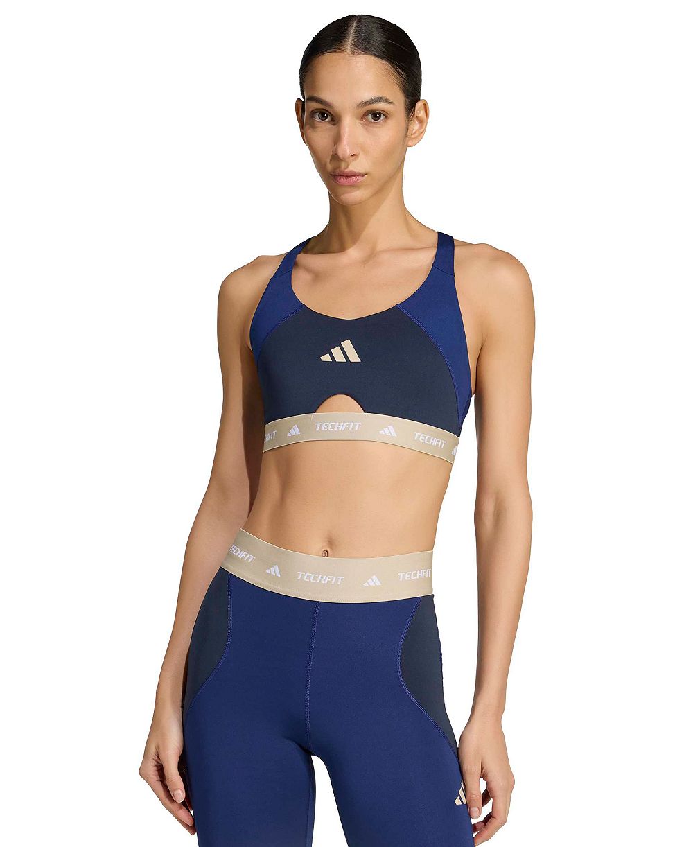 adidas Women's Workout Color Block Medium Support Training Bra