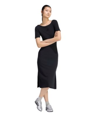 adidas Женские платья с логотипом Ribbed
