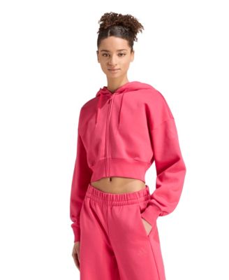 adidas Women's Essentials Contemporary Fleece Full-Zip Hooded Jacket