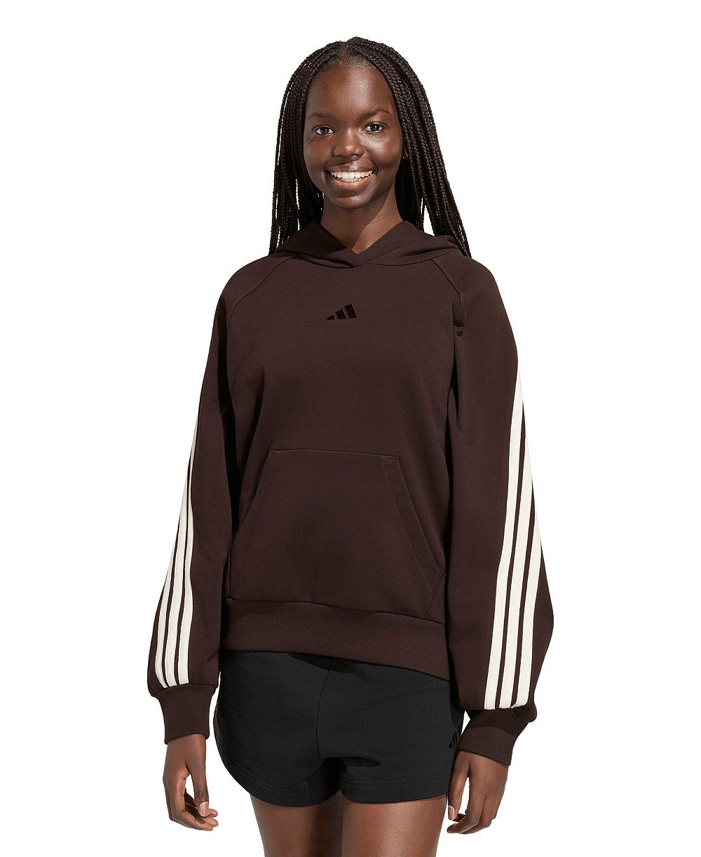 adidas Women's 3-Stripes Pull-On Hoodie