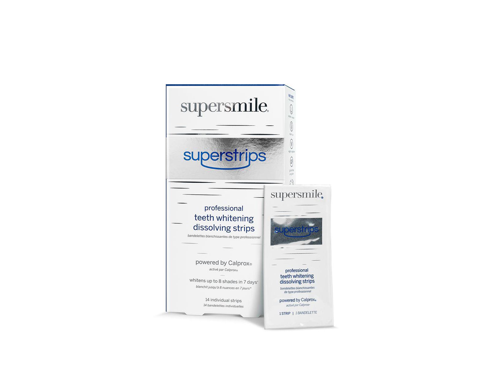 Supersmile Superstrips растворяющиеся полоски, коробка 14 шт