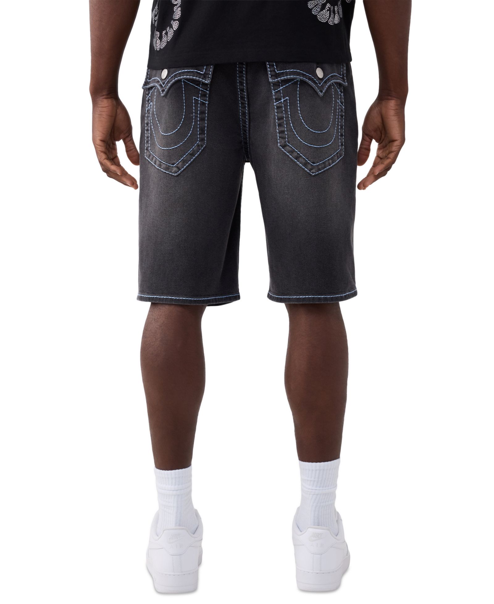 Мужские джинсовые шорты True Religion Baggy Big T Flap