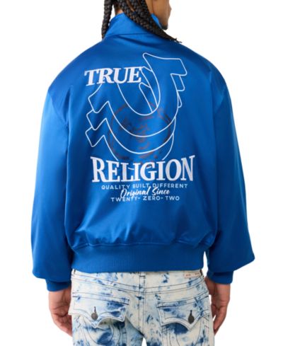 Мужской атласный бомбер True Religion