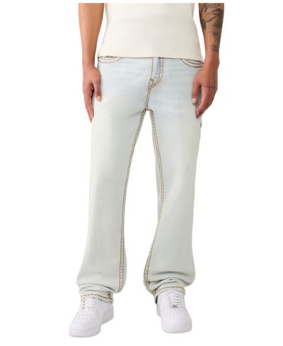 True Religion мужские джинсы baggy, светлая стирка, relaxed-fit