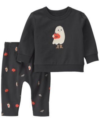 Carter's Baby Girls' Cowboy Halloween Long-Sleeve Sweatshirt and Pants, 2-Piece Set