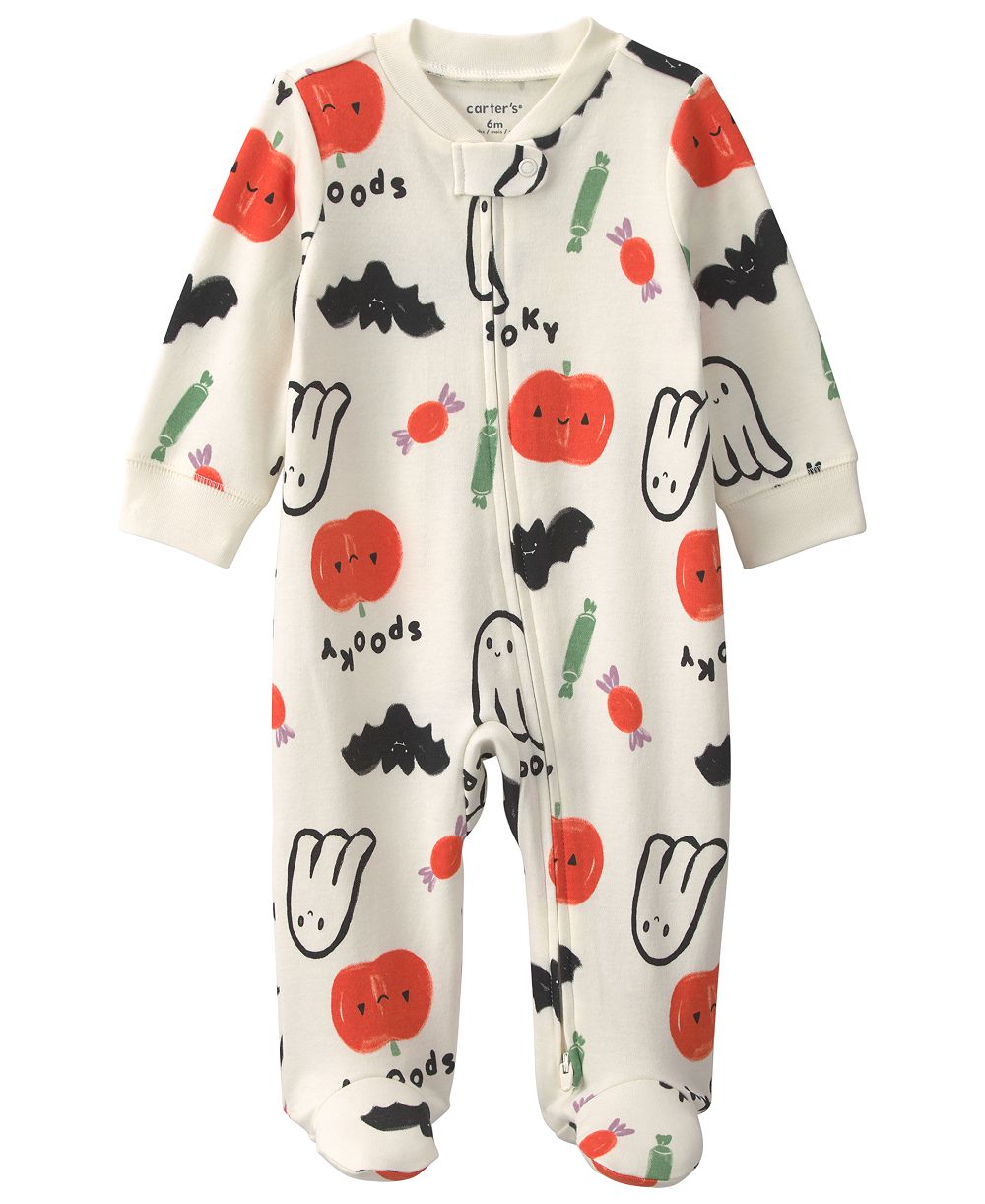 Детский комплект из ромпера и шапки Carter's Halloween 2-Way Zip Sleep & Play