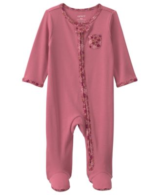 Детский комбинезон Carter's Baby Girls' Floral 2-Way Zip Sleep & Play