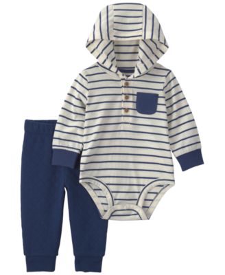 Комплект из худи и брюк Carter's Baby Boys' Striped Long-Sleeve