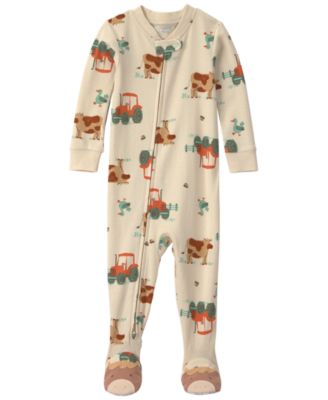 Carter's Baby Boys' Farm 2-Way Zip Cotton Footed Pajama