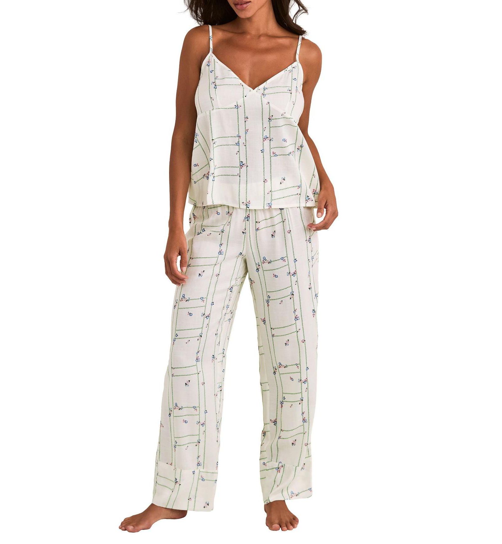 Adore Me Women's Nessa Pajama Cami and Pant Set