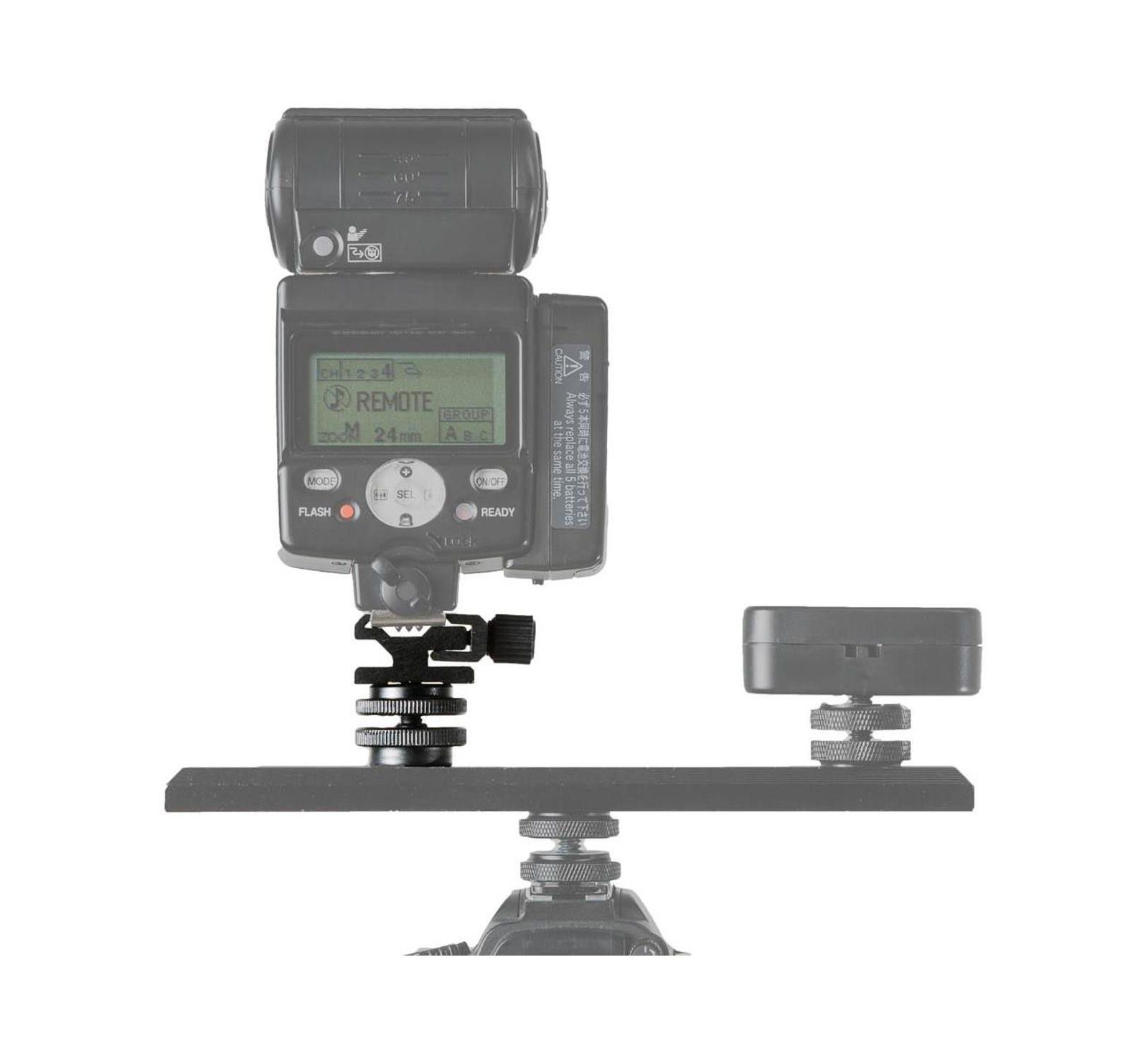 Tether Tools RapidMount Adjustable Cold Shoe Slider for Extension Bar, Compatible with Speedlights