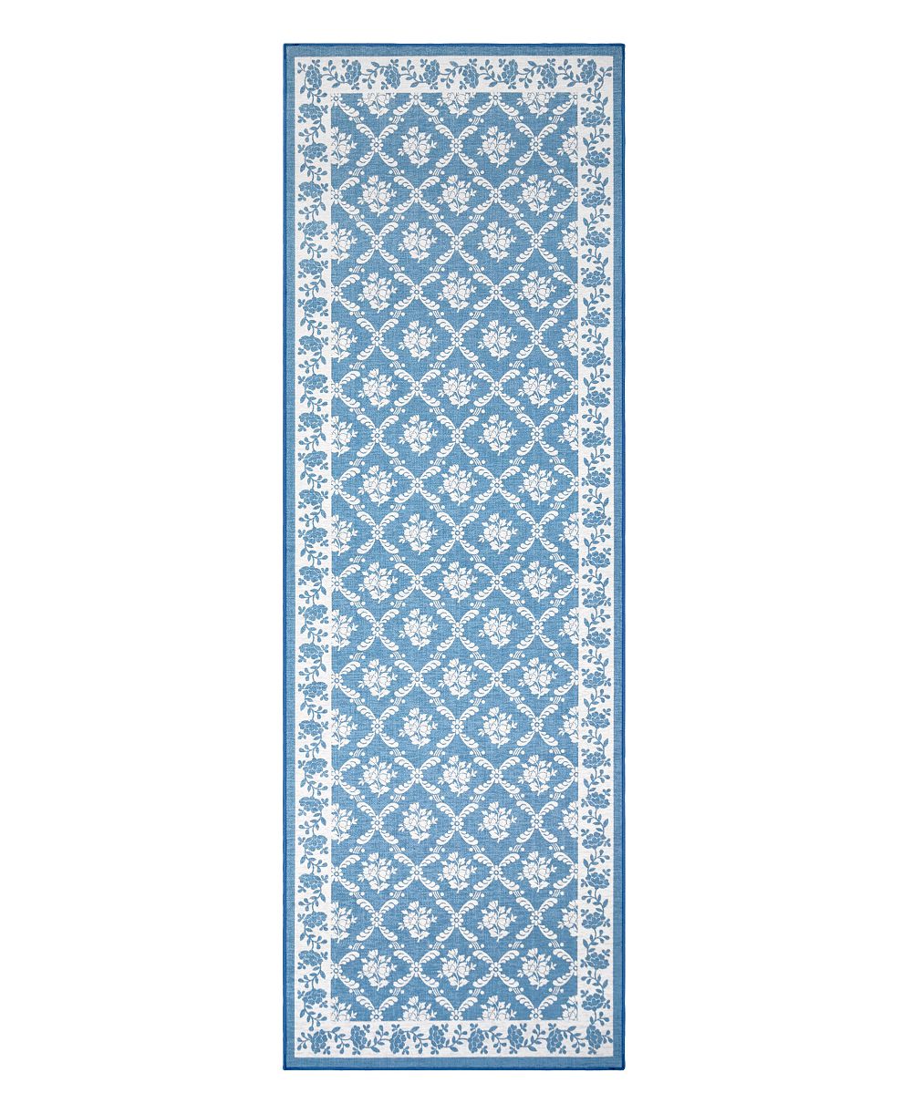Коврик-дорожка Laura Ashley Merley с принтом из шенилла, 24" x 72"