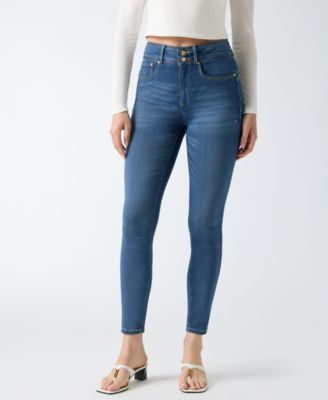 GUESS Women's Skinny Leg Ankle Jeans