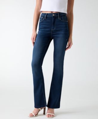 GUESS Women's Flare-Leg Denim Jeans