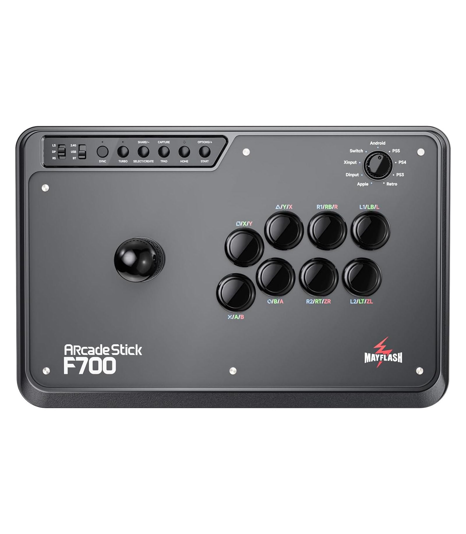 Аркадный стик Mayflash F700 для PS5, PS4, Switch 2, Windows, Apple, Android и др.