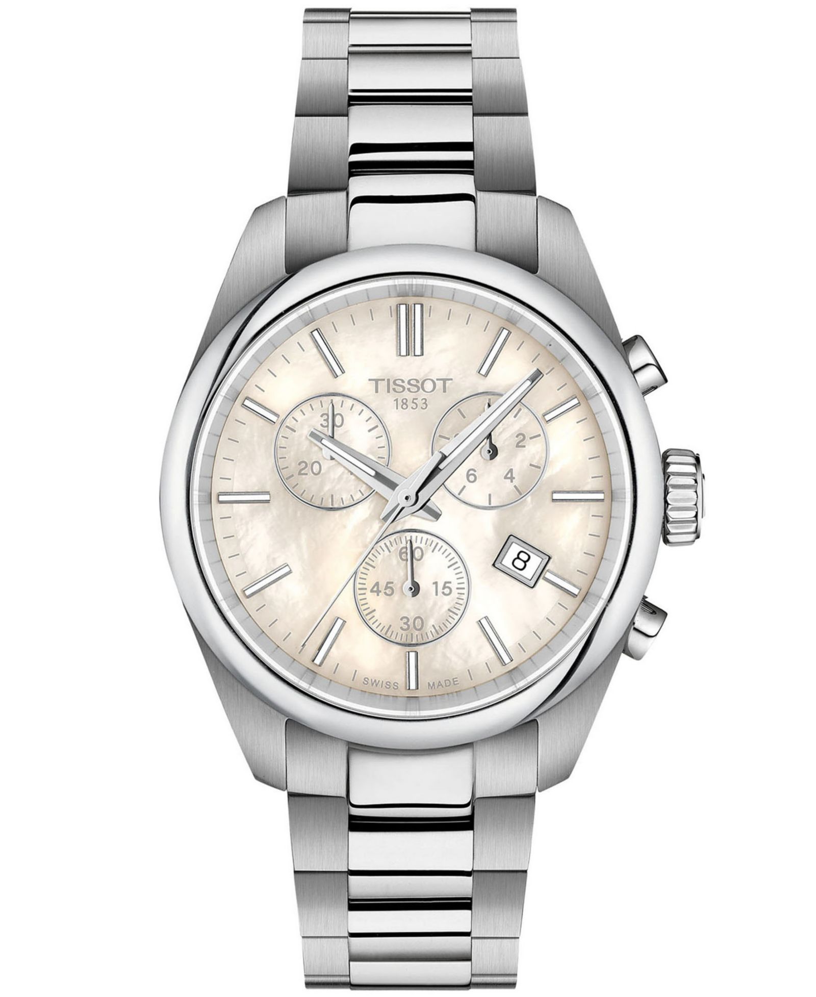 Женские часы Tissot Gray Stainless Steel Strap 36mm