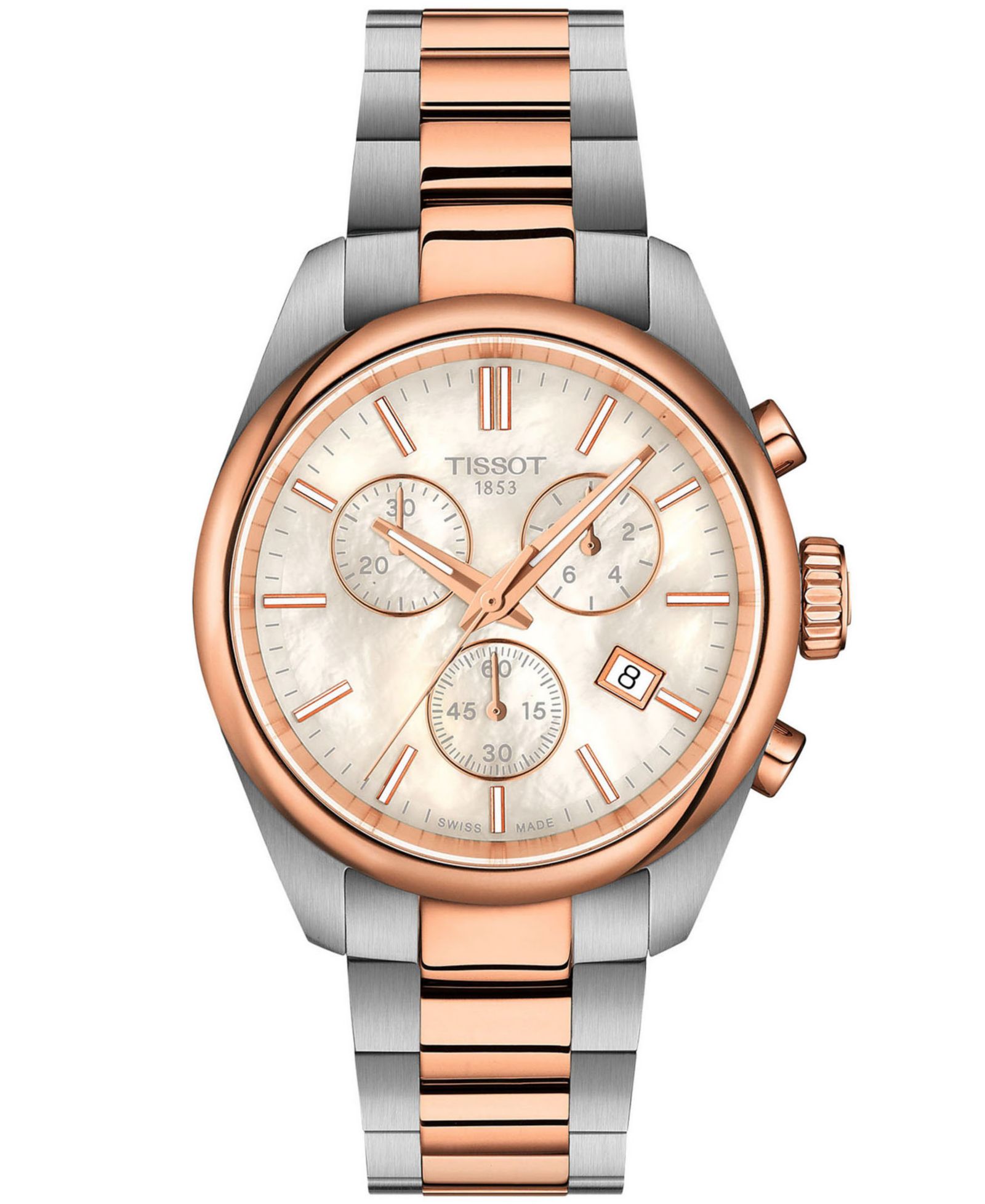 Tissot Женские часы Tissot Gray Stainless Steel Strap 36mm