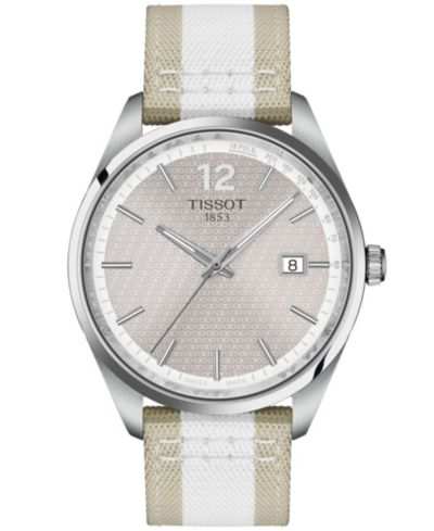 Мужские часы Tissot Bicolor, бежевые и белые, 40mm
