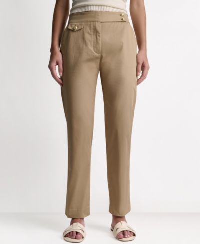 Женские брюки BCBG Women's Straight-Leg Mid-Rise Pants