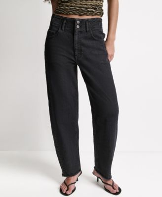 Женские джинсы BCBG Loose-Fit с завышенной талией