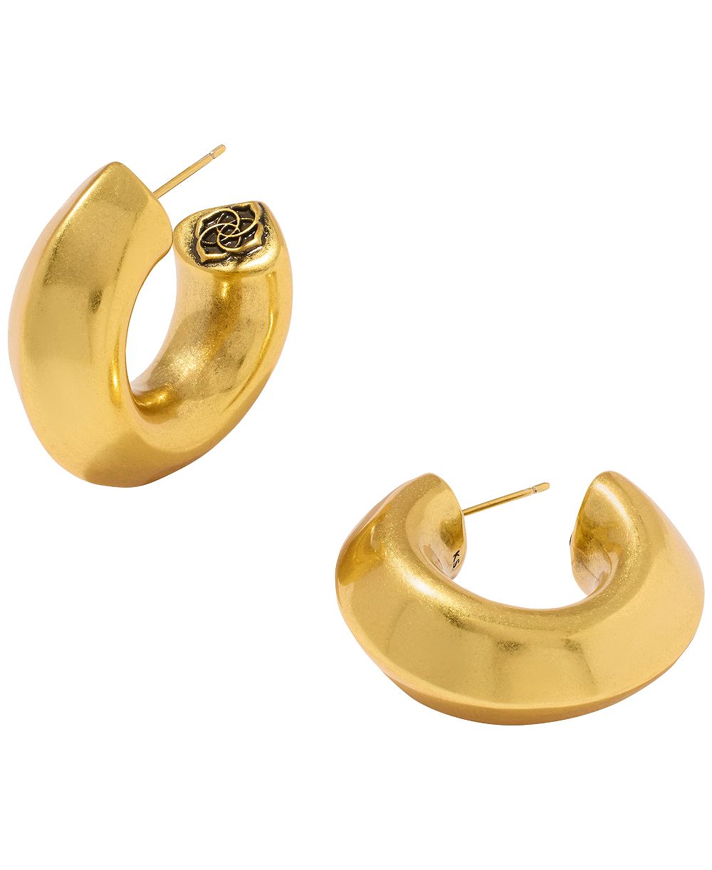 Серьги-кольца Kendra Scott Gold-Plated Embry