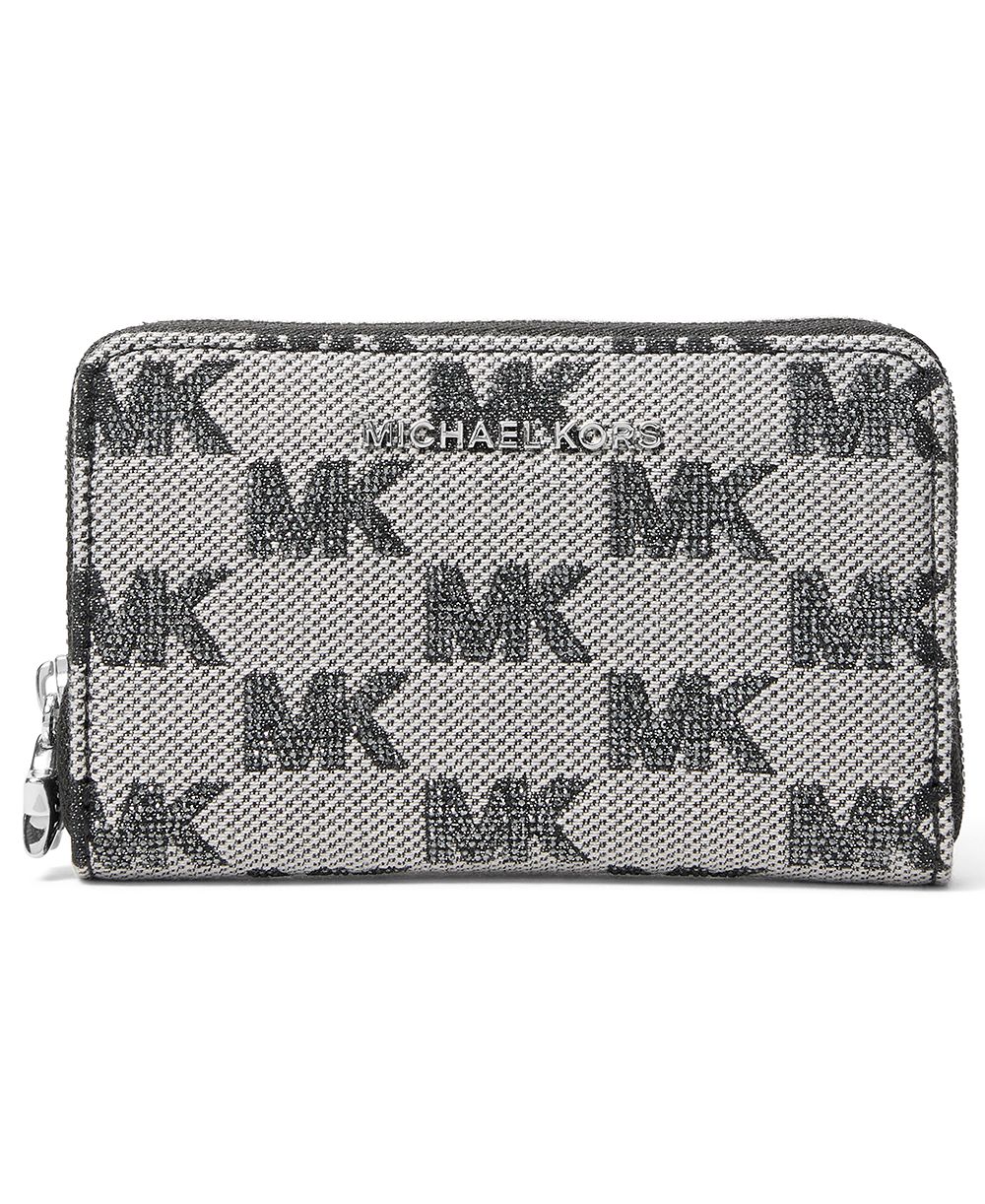 MICHAEL Michael Kors серебристый компактный кошелек-картомолка